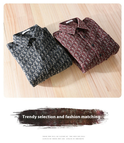 Chaqueta Camisa Casual Gruesa de Manga Larga para Hombre - Image 13