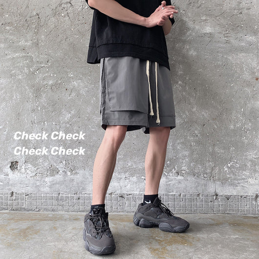 Pantalones de Playa Sueltos y Casuales de Cinco Puntos para Hombre - Image 3