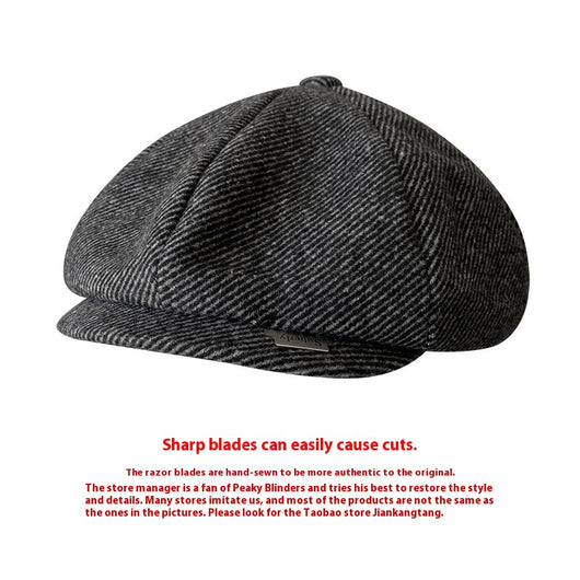 Gorra Octagonal Retro Británica con Visera - Estilo Vintage Yuppie - Image 11