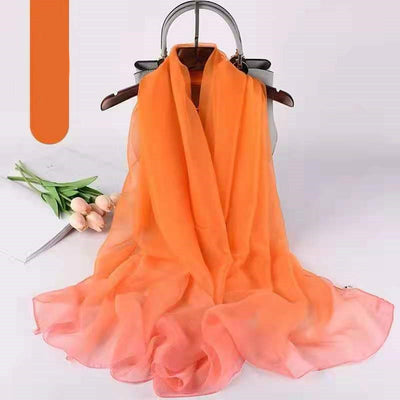 Pañuelo de Seda Degradado para Verano - Suave y Elegante - Image 3
