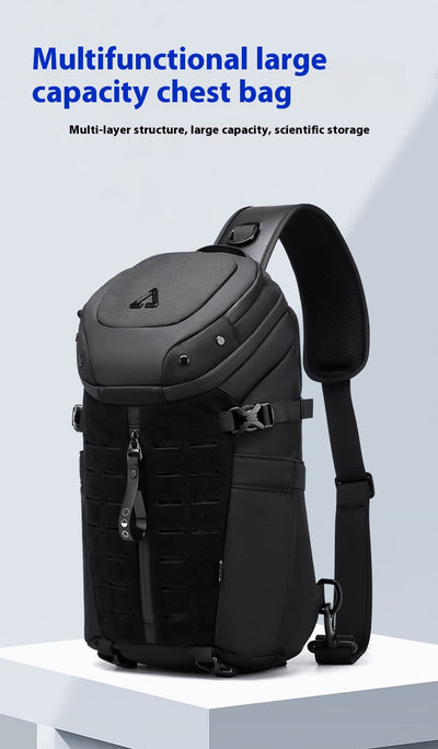 Bolsa Deportiva Impermeable para Hombre con Correa Cruzada - Image 12