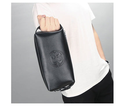 Bolsa de Cuero Genuino Impermeable para Hombre - Image 20