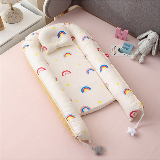 Cuna Portátil Plegable con Malla Transpirable, Desmontable y Lavable - Image 17