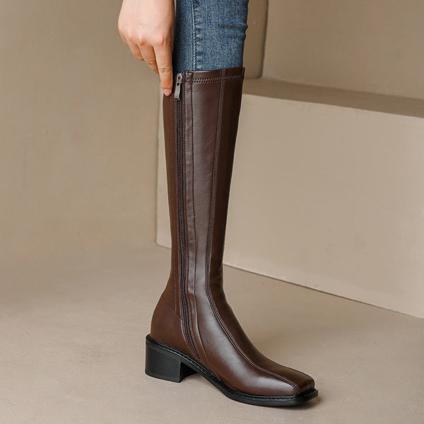 Botas Altas para Mujer con Cierre Lateral