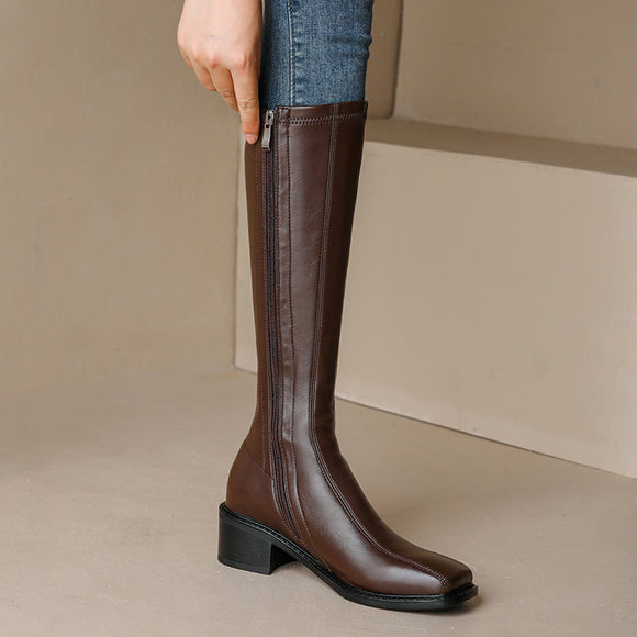 Botas Altas para Mujer con Cierre Lateral
