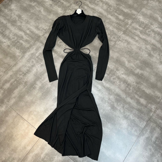 Vestido Spice Girl con Abertura Lateral y Detalle de Cuerda - Image 15