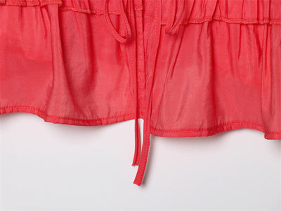 Blusa Reductora con Lazo y Tirantes Laminados - Image 9
