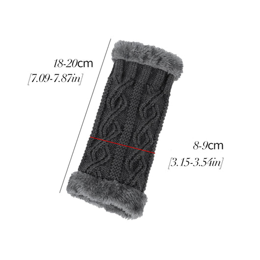 Guantes Tejidos Gruesos Rombos con Forro Polar Plus - Image 13
