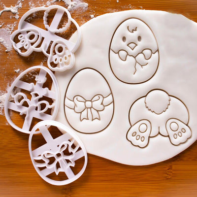 Sacapuntas de Plástico con Diseño de Pollo, Conejo y Huevo