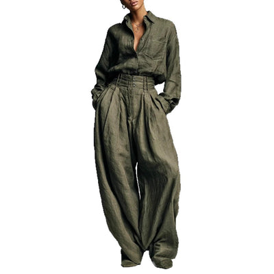 Conjunto Cardigan y Pantalón Dos Piezas Manga Larga Unisex - Image 3
