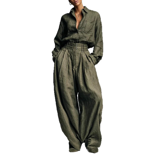 Conjunto Cardigan y Pantalón Dos Piezas Manga Larga Unisex - Image 3