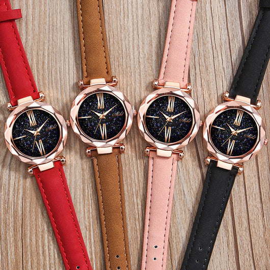 Reloj para Dama con Diseño de Cielo Estrellado Casual y Elegante - Image 5