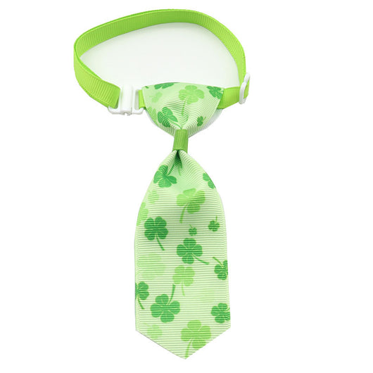 Corbata para Mascotas con Moño de Trébol de Cuatro Hojas - Día de San Patricio - Image 25