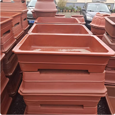 Maceta Rectangular de Cerámica Yixing Purple Sand - Image 16