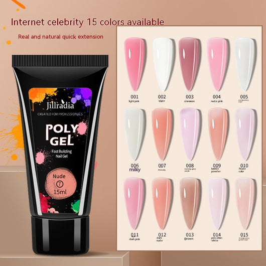 Extensiones de Uñas con Pegamento Cristal UV Beauty