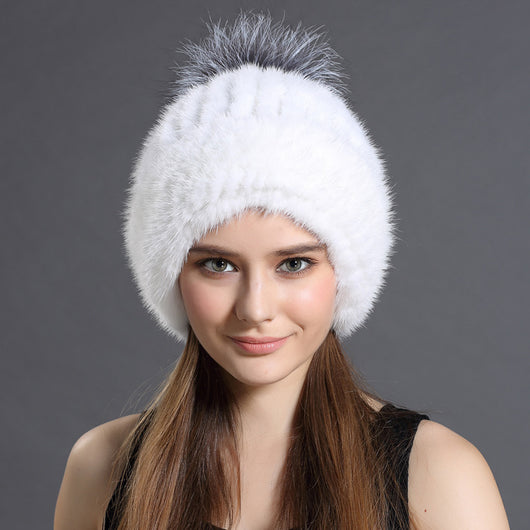 Gorro de Piel de Visón Auténtico - Image 8