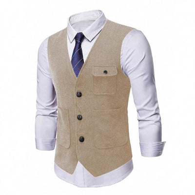 Chaleco Ejecutivo de Corte Clásico para Hombre - Image 3