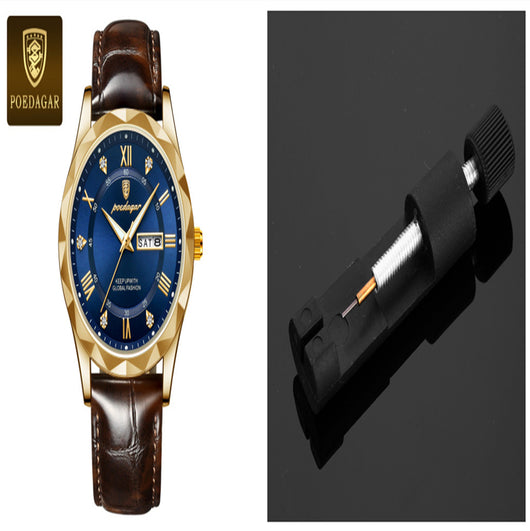 Reloj de Pulsera de Cuarzo Luxury para Hombre con Correa de Cuero - Image 46