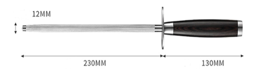 Afilador de Acero de Alto Carbono para Cuchillos Profesionales - Image 7
