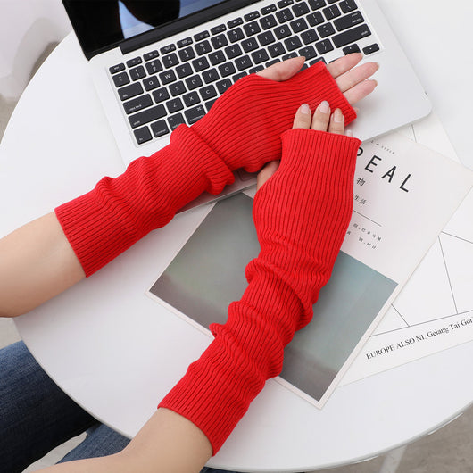 Guantes de Cachemira Mitones para Invierno - Diseño Liso y Elegante - Image 11