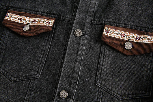 Chaqueta Denim Punk Oversized con Desgastes - Image 13