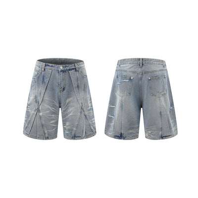 Conjunto de Camisa Vaquera Workwear Desgastada con Estilo Urbano - Image 35
