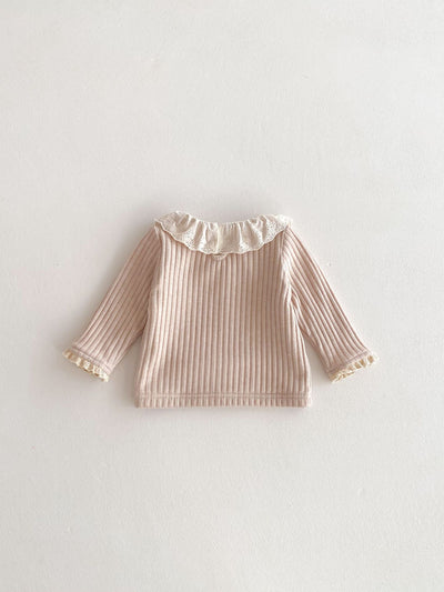 Blusa de Encaje con Cuello Peter Pan para Mujer - Image 41