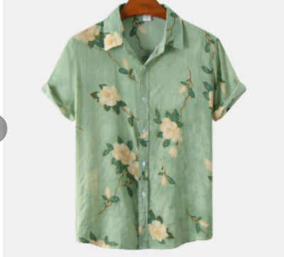 Camisa Hawaiana de Manga Corta con Solapa - Image 25