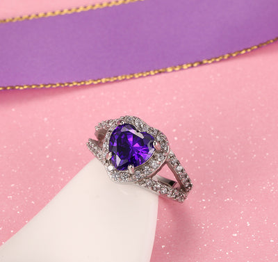Anillo de Acero Titanio con Piedra Incrustada para Mujer - Diseño Moderno - Image 3