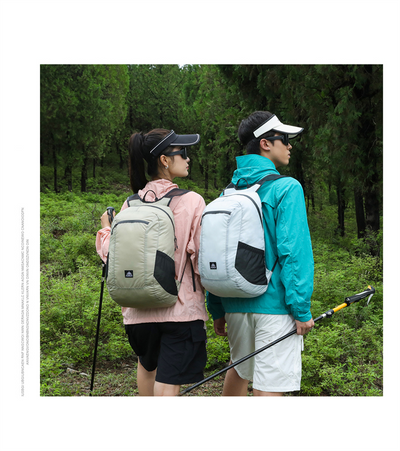 Mochila de Senderismo Ligera AZELA, Blanca para Viajes al Aire Libre con Múltiples Bolsillos y Correas Transpirables - Image 86