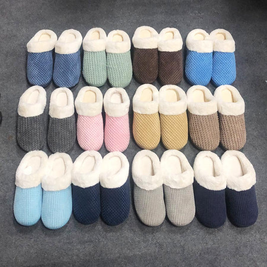 Pantuflas Cálidas de Alta Elasticidad Unisex con Suela de Esponja