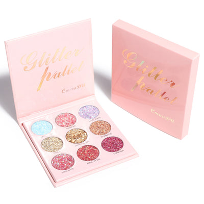 Paleta de Sombras Glitter 9 Tonos Mate y Metálico - Image 12