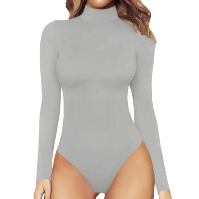 Body Ajustado de Manga Larga Estilo Europeo y Americano para Mujer - Image 4