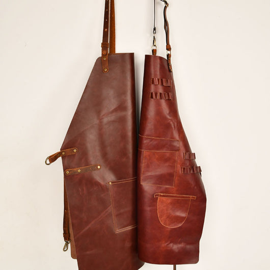 Delantal de Cuero Genuino Cowhide