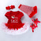 Vestido Infantil de Manga Corta