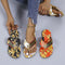 Sandalias Planas Estampadas para Mujer - Comodidad de Verano