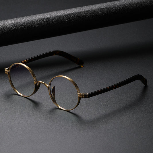 Armazón de Gafas Retro Titanio Puro Alta Densidad
