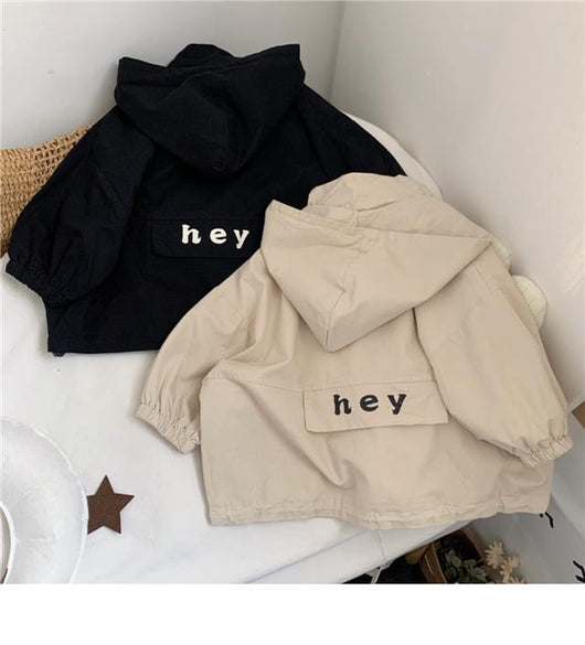 Chaqueta Impermeable Letras Infantil Unisex - Image 17