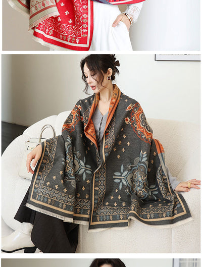 Chal Versátil de Oficina Estilo Coreano para Otoño e Invierno - Image 48