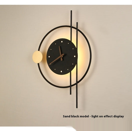 Lámpara Reloj de Pared Moderno con Función Horaria - Image 10
