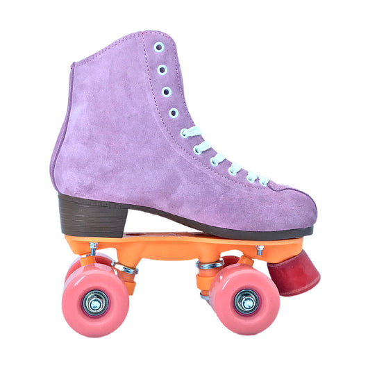 Patines Artísticos Morados de Gamuza para Niños y Adultos - Image 8