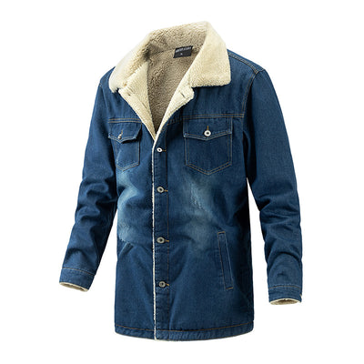 Chaqueta Denim con Forro Polar para Hombre - Image 3