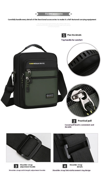 Bolsa Cruzada Multifuncional para Hombre - Ideal para Viajes y Uso Diario - Image 32