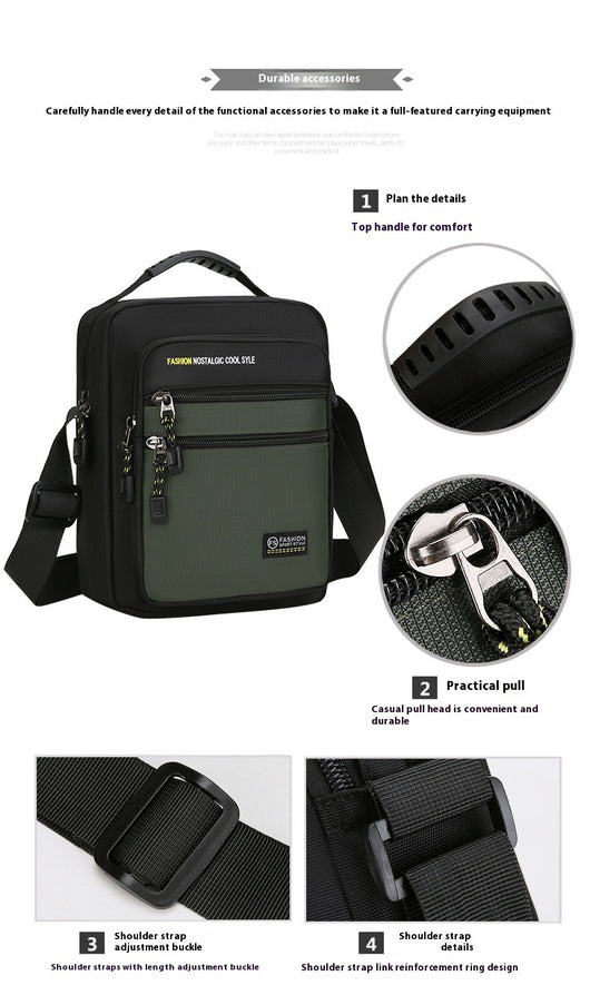 Bolsa Cruzada Multifuncional para Hombre - Ideal para Viajes y Uso Diario - Image 32