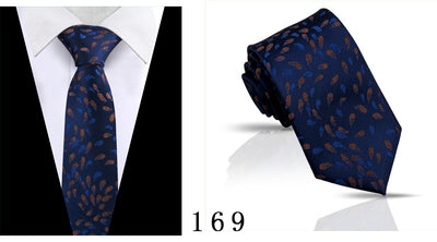Corbata Casual Ejecutiva de Poliéster Jacquard para Hombre - Image 40