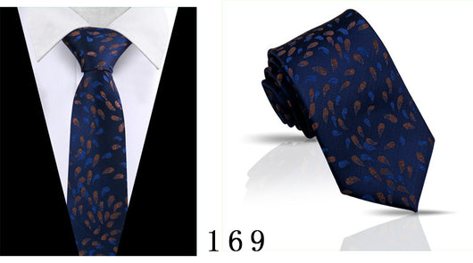 Corbata Casual Ejecutiva de Poliéster Jacquard para Hombre - Image 40