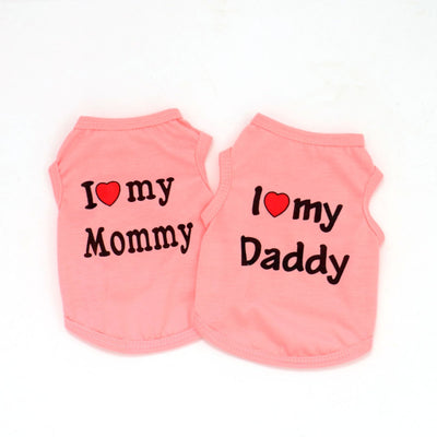 Chaleco para Mascotas Estilo Clásico Mamá Papá - Image 47