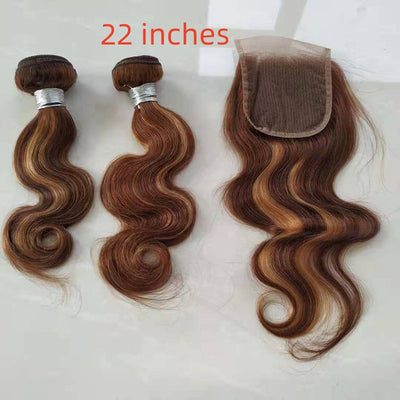 Extensiones de Cabello Natural Ondulado Efecto Piano - Paquete de Cabello Humano - Image 11