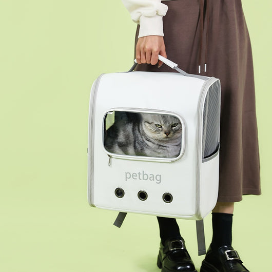 Mochila Transportadora para Gatos de Gran Capacidad Expandible con Ventana Transparente - Image 13