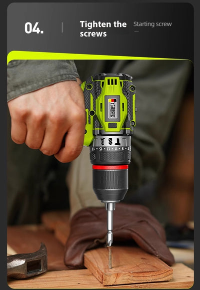Taladro Percutor Inalámbrico Brushless con Batería de Litio - Image 20